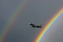  Flying between the rainbows...