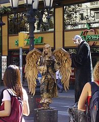 фото "Barcelona IV - Human statues on the "Ramblas""