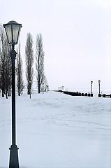 фото "Набережная в снегу"