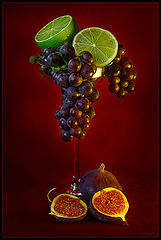 фото "Инжир, виноград и лайм"
