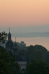 фото "Волга, Вечерний туман"