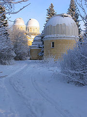 photo "winter in the Pulkovo observatory"