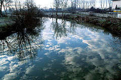 фото "Mirror with clouds / Зеркало с облаками"