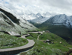 photo "Alps.Photo through the buswindow."