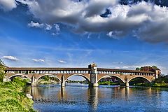 photo "il ponte coperto di Pavia"