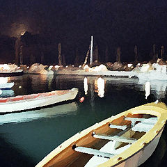 фото "Ночью в порту"