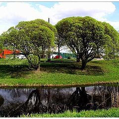 photo "Behind the river the city."