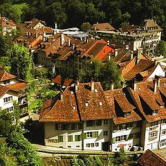 photo "Red houses - green valley"