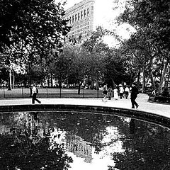 photo "Madison Square Park and Flat Iron building on the"