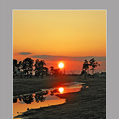 photo "Siberian sundown"