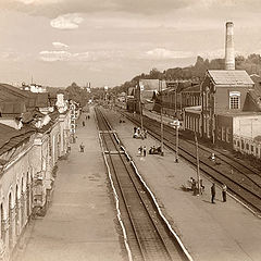 photo "Perm City. Old railway station"