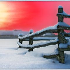 фото "Сельские зарисовки. Закат."