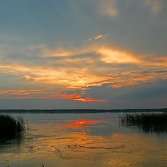 фото "Sundown at lake"