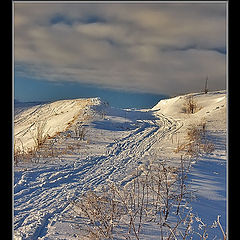 фото "Зимняя дорога в небо"