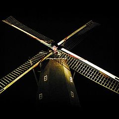 фото "windmill in the night"