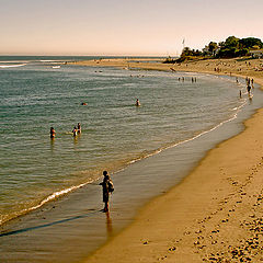 photo "Foot steps on the beach"