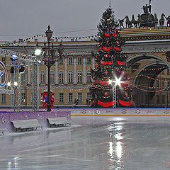 photo "Skating ring in the center of St.Petersburg"