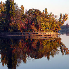 photo "Sunset over lake"