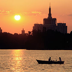 photo "Sunset on the lake"