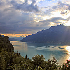 photo "Sunset over the lake"