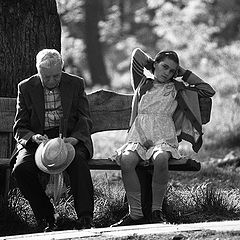 фото "Двое в парке"