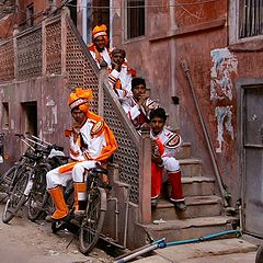 photo "Tired musicians"