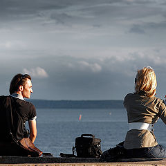 photo "Conversation for two."