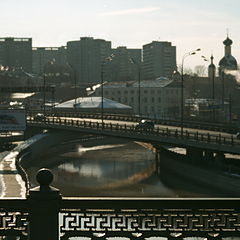 фото "Мосты над зимней Яузой"