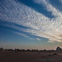 фото "Clouds on the desert."