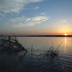 photo "The passing of the Volga October day ..."