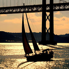 photo ""A wonderful sunset in Lisbon...""