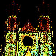 photo "Фестиваль света в Праге-костёл Святой Людмилы"