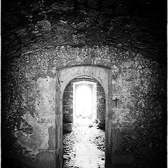 photo "Door. Cave temple, Akrotiri. Crete"
