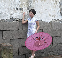 photo "Pink umbrella"