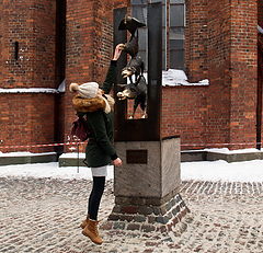 photo "In the jump for Happiness and Dream. Riga"