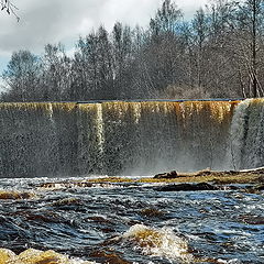 photo "Self-isolation. Yagala waterfall. Estonia"