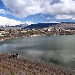 фото "Озеро Рам Пул с видом на гору Хермон"