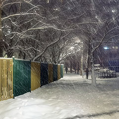 фото "Снежный вечер..."