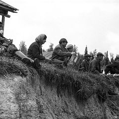 фото "1974 г. Сенокос под Прокопьевкой. Перекус."