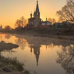 фото "Рассвет над Тезой-3 (Золотой час)"