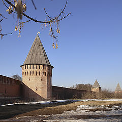 фото "Смоленская крепость в марте"