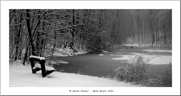 фото ""A Quiet Place"" метки: черно-белые, пейзаж, зима