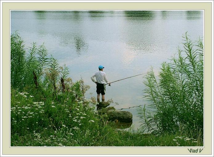 photo "Evening fishing." tags: genre, landscape, summer