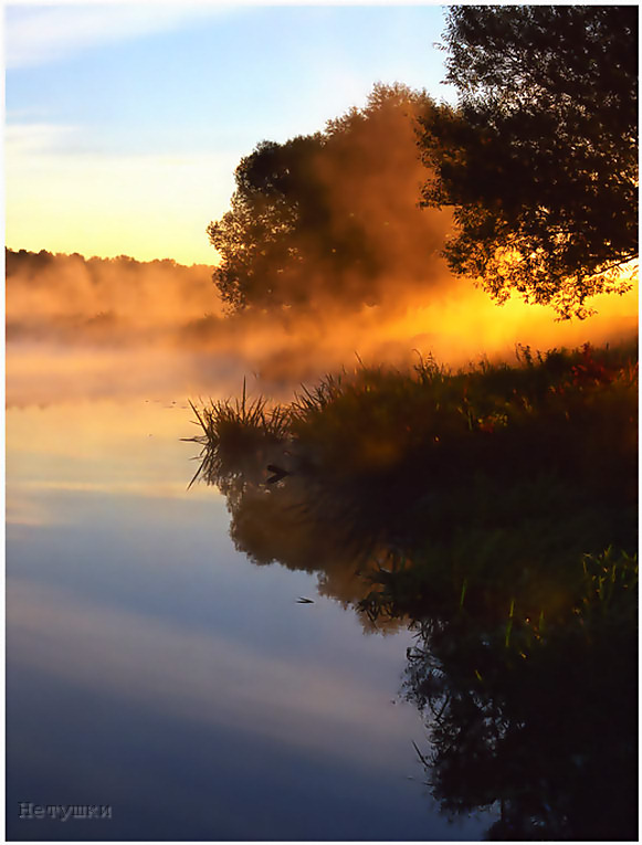 photo "Fog at a dawn" tags: nature, 