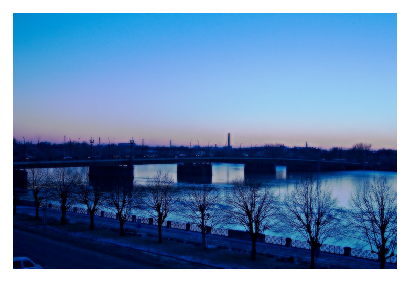 photo "Blue evening" tags: architecture, genre, landscape, 