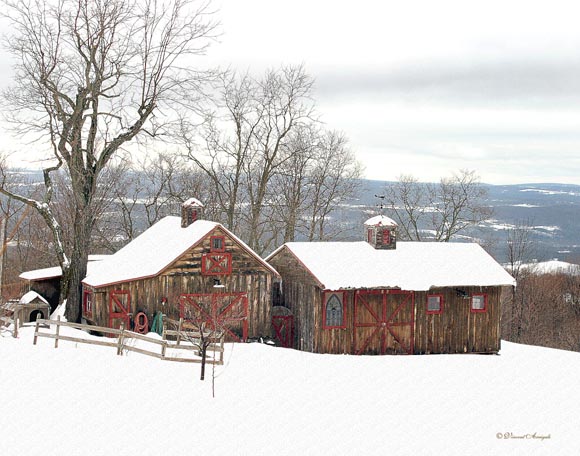 photo "Herbs Barn 2004" tags: landscape, travel, North America, winter