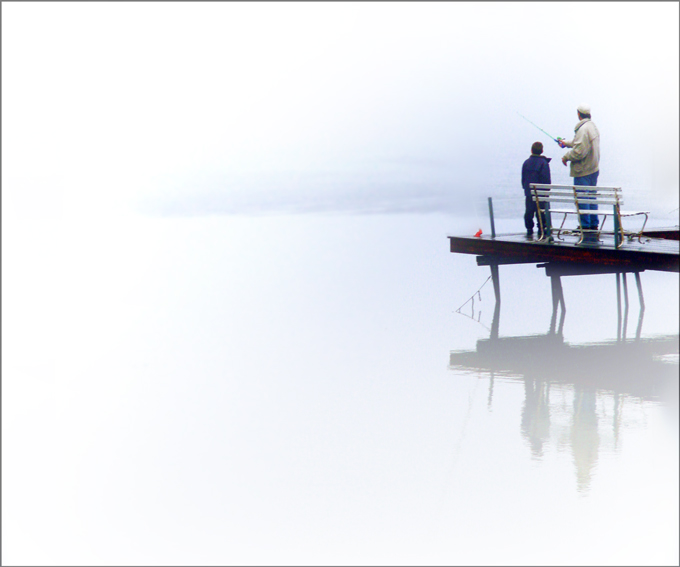 photo "Fishing lesson" tags: misc., 