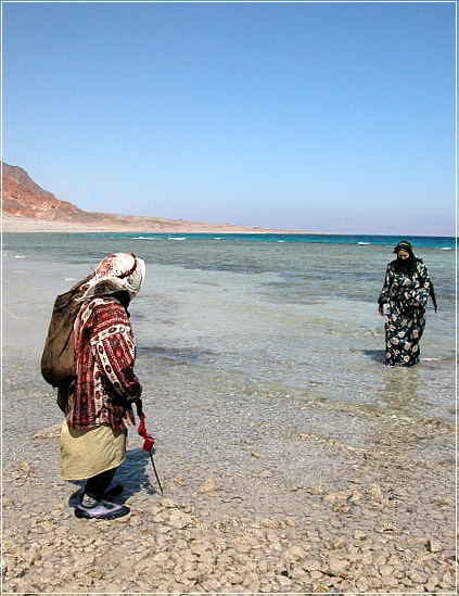 photo "Fishermen of the woman" tags: genre, 