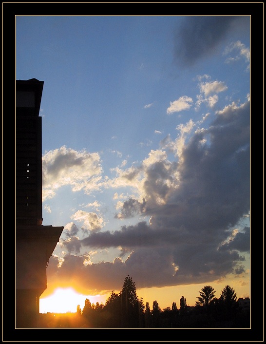 photo "A View Fom My Balcony" tags: landscape, summer, sunset
