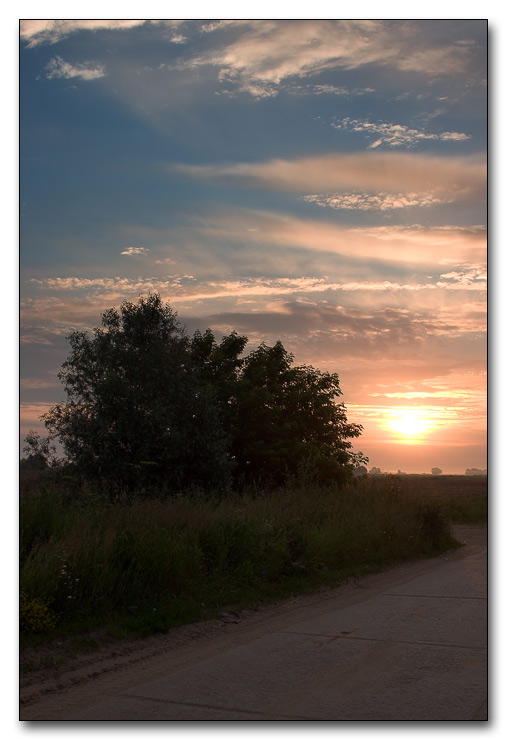 photo "July morning" tags: landscape, clouds, sunset